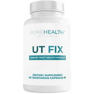 UT FIX D Mannose with Cranberry Long-Term Supplement by PUREHEALTH RESEARCH - D-Mannose for UTI 1000mg Capsules + 300mg Cranberry Extract + Propolis for Urinary Tract Health for Women and Men, 60 Capsules Dietary Healthcare