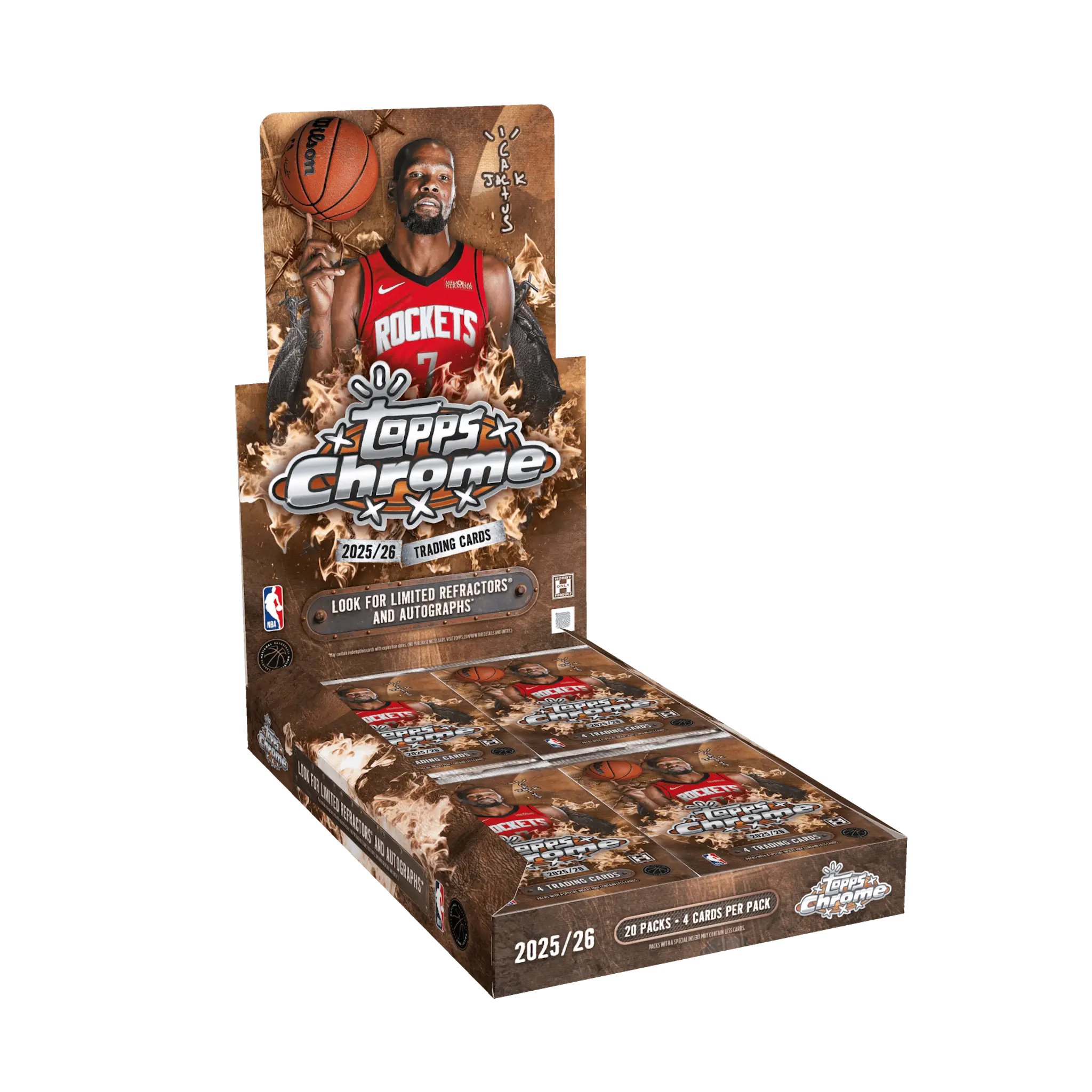 2025-26 Topps Chrome Cactus Jack Basketball - Hobby Box