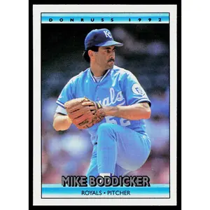 Mike Boddicker 1992 Donruss #176b Kansas City Royals