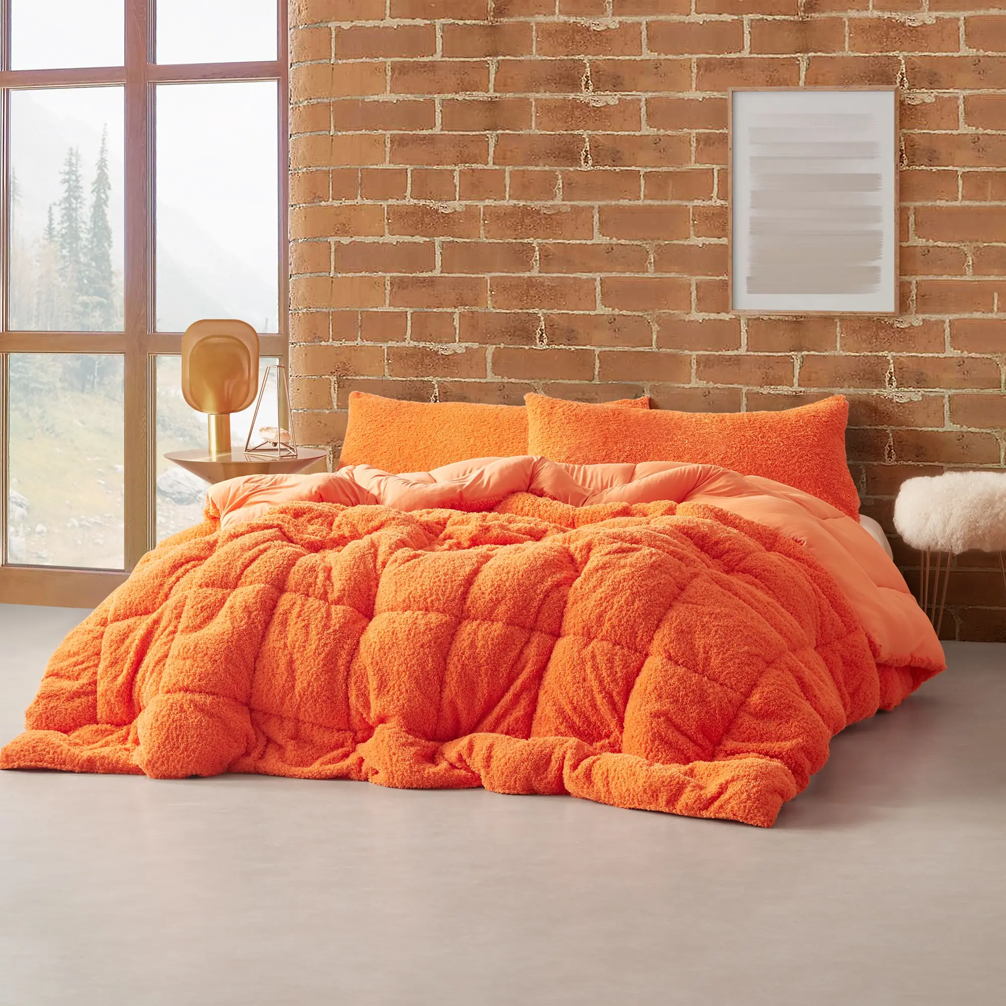 Dreamsicle Creamsicle - Coma Inducer Oversized Comforter - Orange Peel