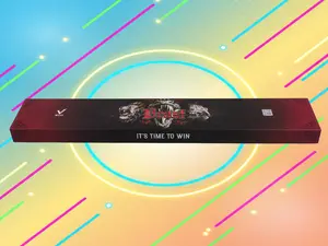 EVO BEAST Maxbing Edition - Scarlet Panther | Carbon Fiber Shaft, Ultra-Stiff 3/8-8 Joint, Crocodile Embossed Grip, Complete Player Kit