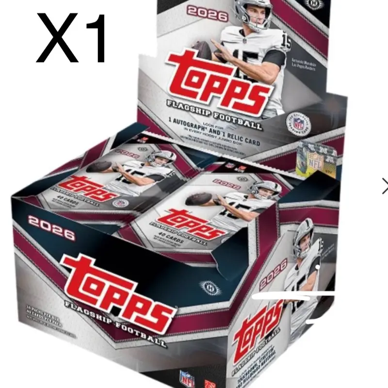 PYT #681: (1) 2026 TOPPS FLAGSHIP JUMBO BOX *CHECKLIST IN DESCRIPTION*