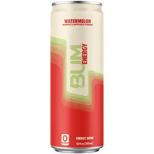 BUM Energy Energy Drink- Watermelon (12 Drinks / 12 Fl. Oz. Each)