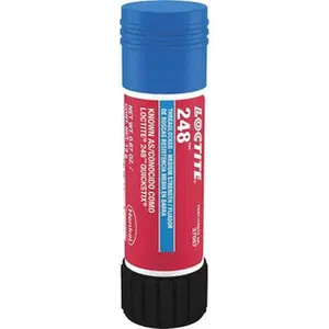Loctite 248 Series All-Seasons Stick Form Threadlocker, 19 g Medium-Strength Semisolid, 24hr Full Cure Time, Hand Tool Compatible, Heat-Removable Thread Locking (462476)
