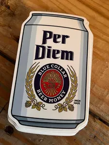 Per Diem Sticker, Lineman Sticker, Hard Hat Stickers, Blue collar Sticker, Hard Hat Stickers For Men