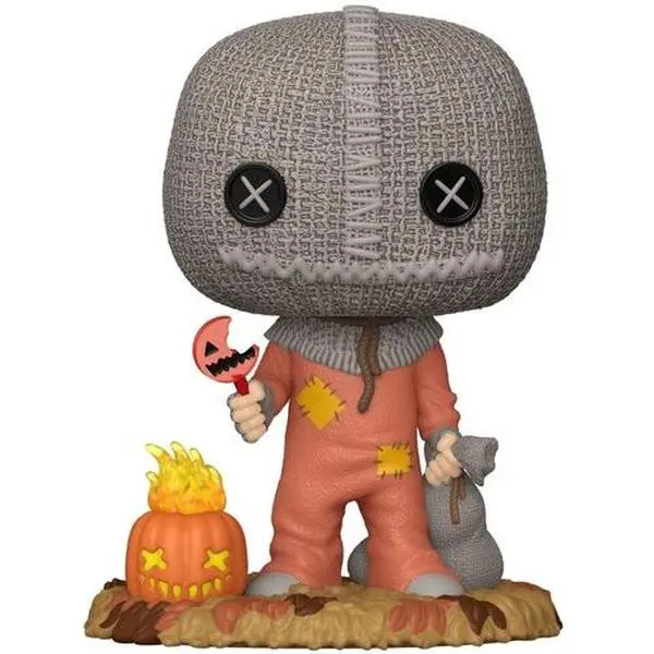 Funko POP! Movies: Trick 'r Treat - Sam with Pumpkin Vinyl Collectible Figurine, Halloween Horror Frightful Movie Figurine, Approx. 4" Tall Display Decor, Frightful Figurine