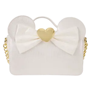 Minnie Mouse Iridescent Lace Wedding Crossbody Bag