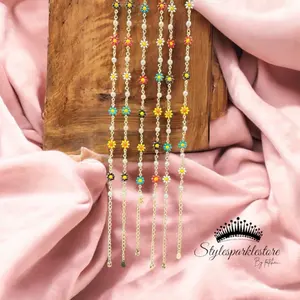 Mini Flower Anklets - Perfect for Regular Wear 1 pcs