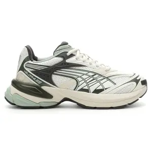PUMA Mens Velophasis Technisch Lace Up Sneakers Shoes Casual - White