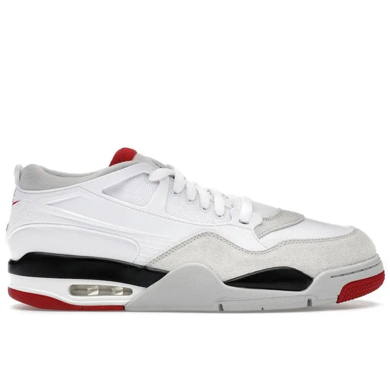 Jordan Men's 4 RM White Fire Red, from StockX