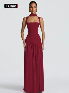 Women Summer Sexy Halter Party Club Evening Birthday Bodycon Long Dress