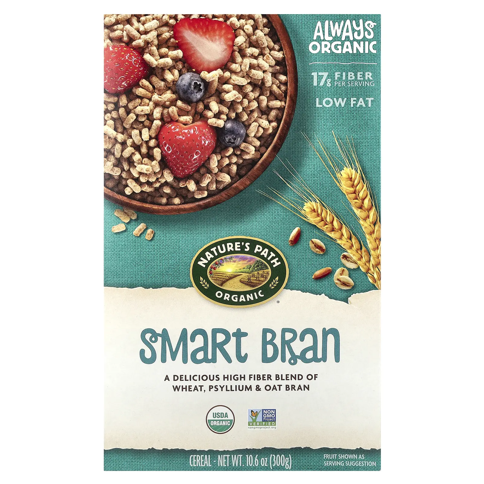 Nature's Path Organic Smart Bran Cereal, 10.6 oz (300 g) Nature's Path Organic Smart Bran Cereal, 10.6 oz (300 g)