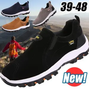 Men Hiking Shoes Waterproof Slip-resistant Sport Shoes Casual Running Camping Shoes Outdoor Sneakers for Men