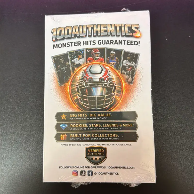 (Dome) 100Authentics Single Collectible Sports Card, Collectible Sports Cards