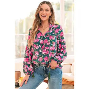 Cleo Collar Puff Sleeve Blouse