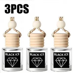 Car Air Fresheners Hanging Scent Oil Diffuser,8ML Nature Frangrance Friut Juciy Perfume Last Long Time With Three Scents For Car & Live Gifts