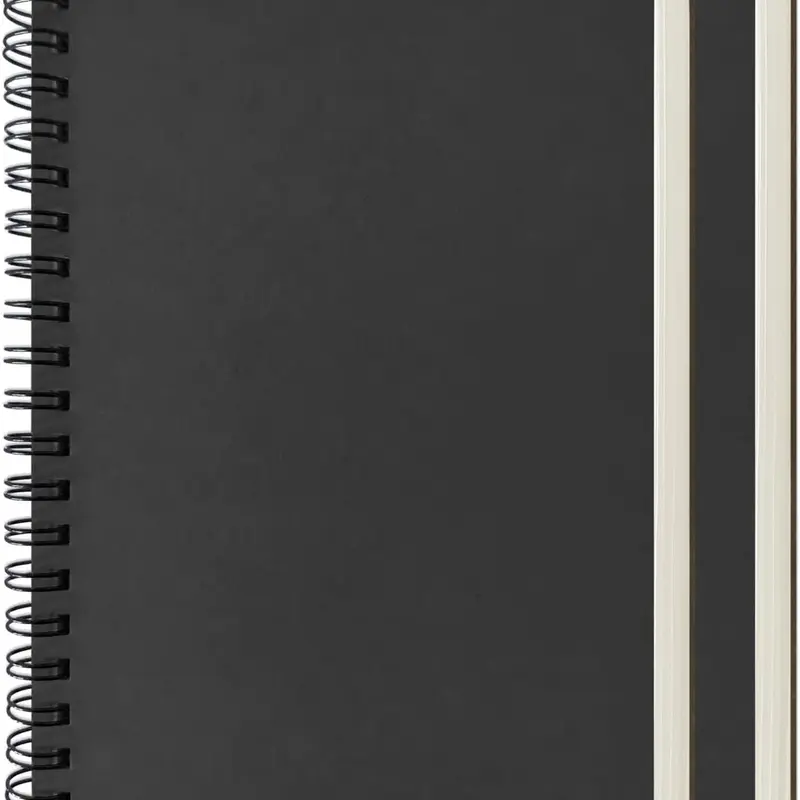 2-Pack, Soft Cover, Sketch book, 100 Pages / 50 Sheets, 7.5 inch x 5.1 inch, 100GSM, (Black)