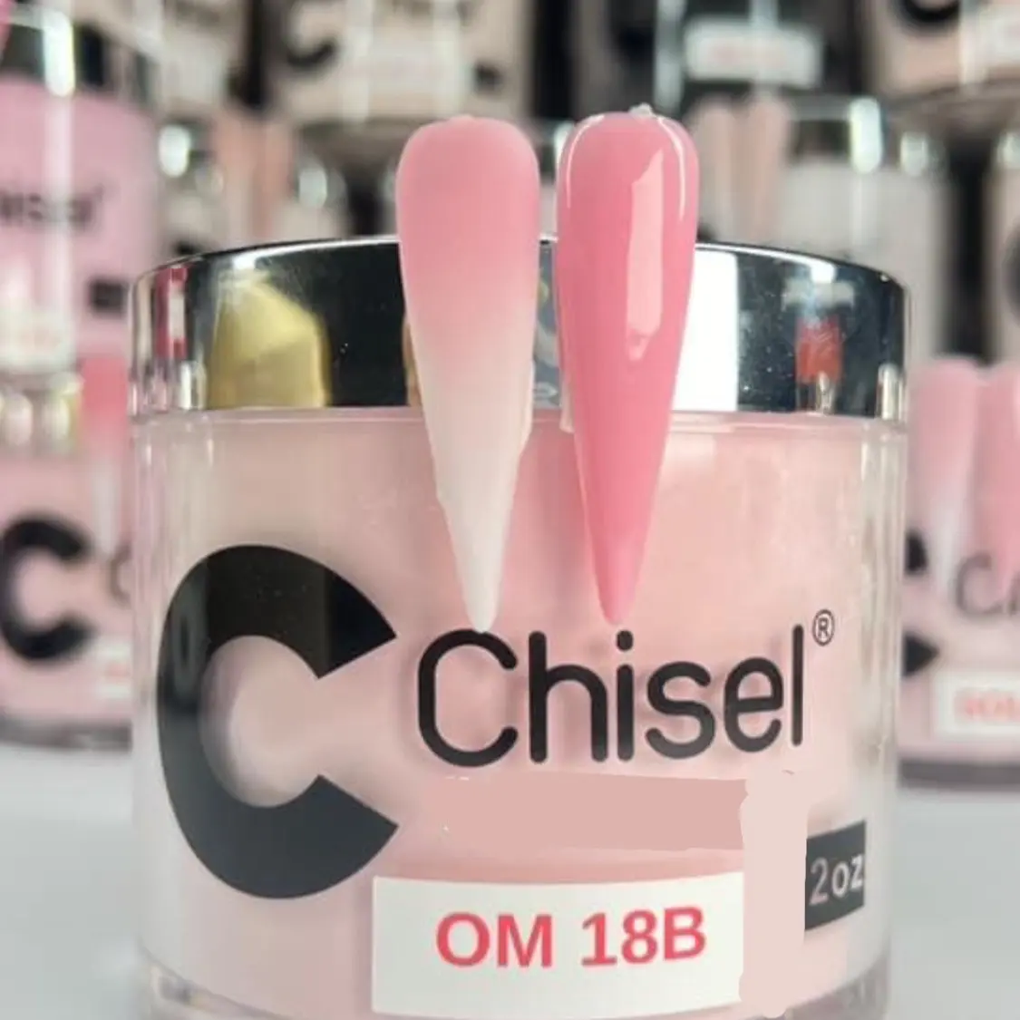 Chisel Acrylic Powder 2oz OM18B for Nail Art Chisel Acrylic Powder 2oz OM18B for Nail Art