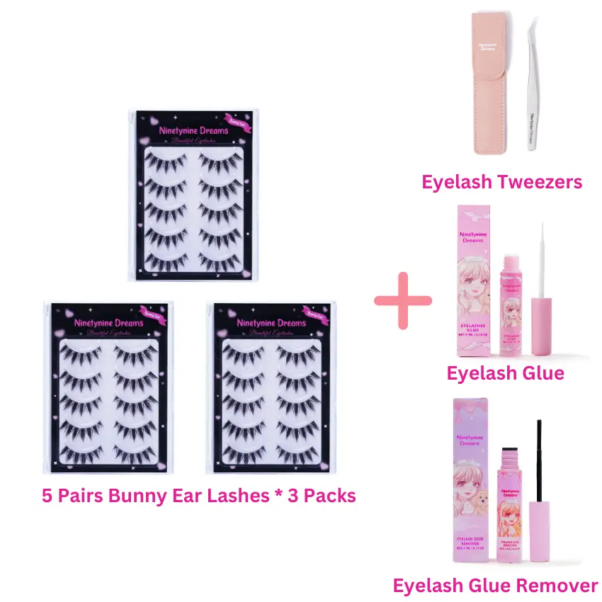 3 Packs + Accessories (Daily Lash Glue)