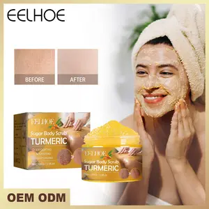 Eelhoe Turmeric Body Scrub Cream Cleansing Body Cutin Smallpox Diluting Moisturizing Refreshing Smooth Skin Rejuvenation