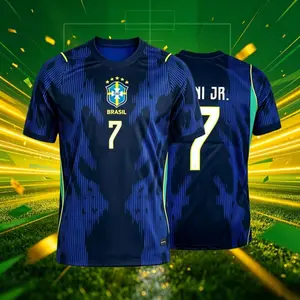2026 Brazi National Home And Away 10# Neymar 7# 11# Short And Long Sleeve Soccer Jersey Fans Version Breathable