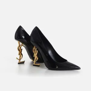 Saint Laurent Patent Leather Heels Opyum Size 37