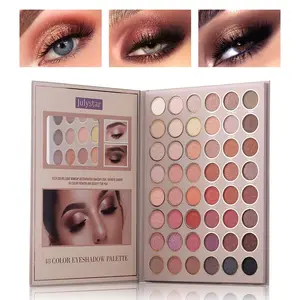 Fashion 48 Shades Eyeshadow Palette, Sophisticated Eye Makeup Foundation, Matte & Shimmery High Pigment, Smooth Blendable, Everyday Practical for Daily & Special Looks, Glitter Palette