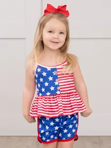 American Flag Peplum Outfit