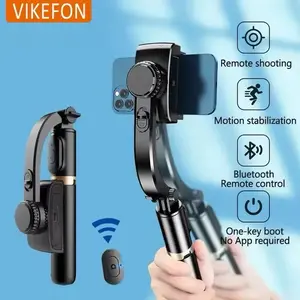 Gimbal Stabilizer for Smartphone with Wireless Remote and Extendable Aluminum Alloy Stick
