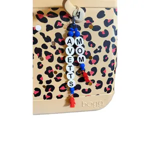 Alphabet Bead Keychains