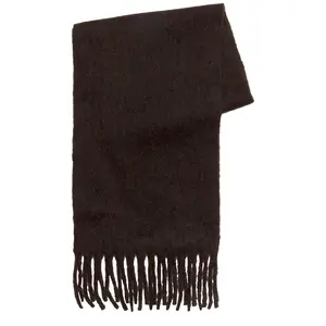 Hat Attack Cozy Solid Scarf in Deep Chocolate