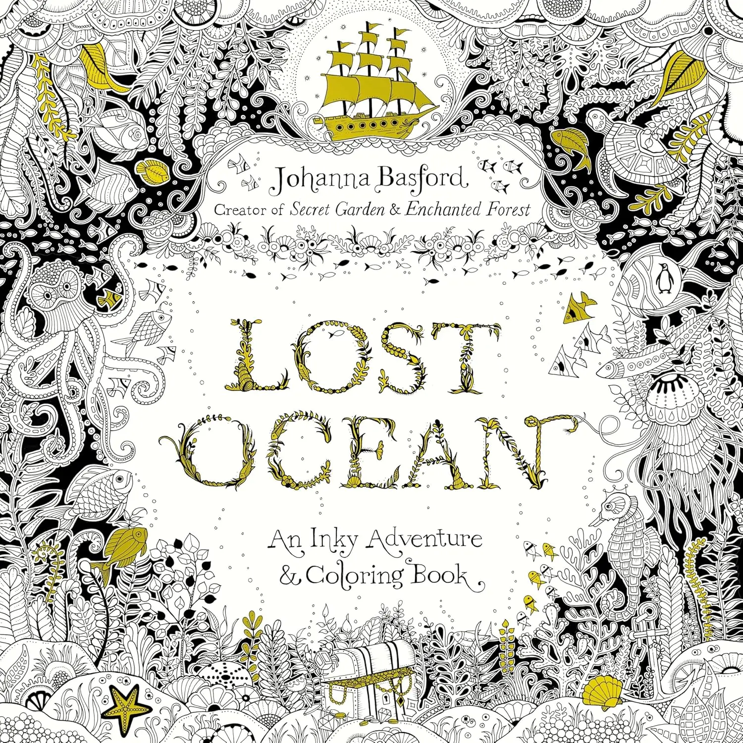 Magical Jungle: An Inky Expedition and Coloring Book for Adults -- Johanna Basford - Paperback