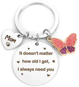 Mother's Day Gifts for Mom Gifts from Daughter Son The Best Mom Birthday Gift Ideas Cute Keychain Present for Mother Bonus Step Mama Keyring Gift for Eeaster Stuff Christmas Thanksgiving Valentines