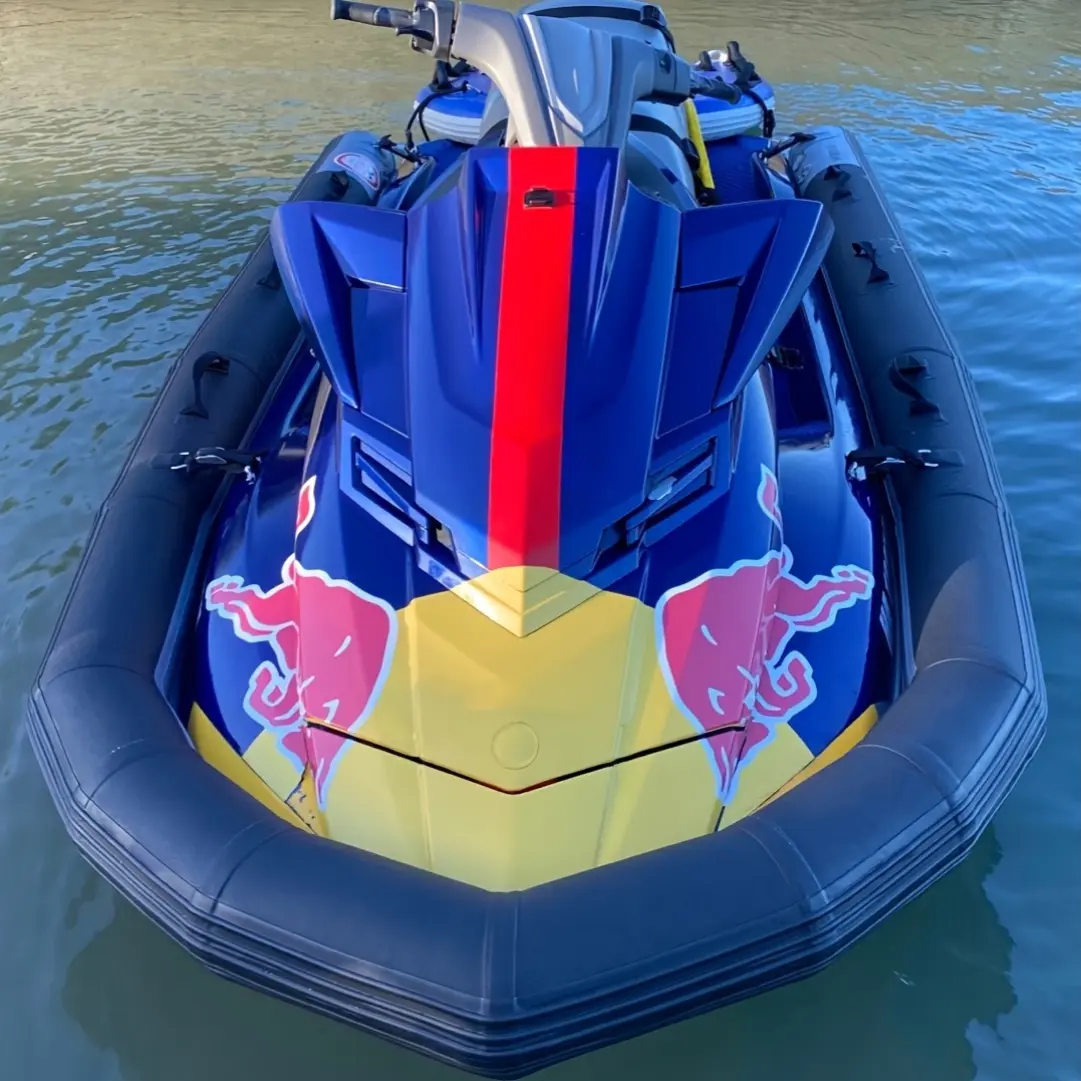 2025 New Inflatable PVC Jet-Ski Collar Pro, Jet-Ski Inflatable Rib Kit, Non-Slip Protective Buoy, Pontoon for Jet-Ski Boat