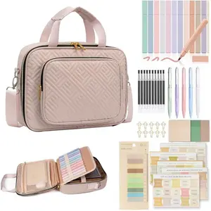 Bible Cover Case Large Tote Bag for Women w/Shoulder Strap, Bible Bag Tote Study Supplies,Christmas Christian Gifts for Women