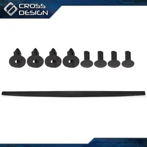 CROSSDESIGN Fit For 07-13 TOYOTA TUNDRA Tailgate Cover Molding Top Cap Protector 65717-0C051