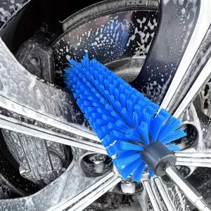 High-Density Durable Drill Brush for Wheel Cleaning, Efficient Electric Cleaner for Wheels, Rims, Engine, Exhaust, Motorcycle, Kitchen Floor Bath