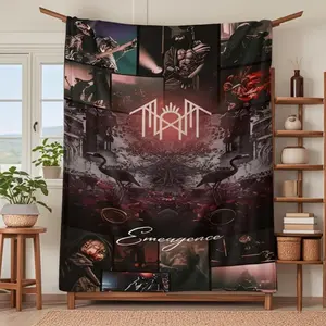 Soft Comfortable Funny Throw Blankets,Sleep Token Pattern Flannel Blanket,Warm Air-Conditioned Room Warm Nap Blankets For Home Office Mother's Day Gifts