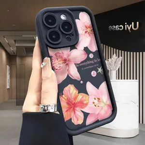 Blossom Devotion Phone case iPhone 17 Air 16 16e 15 14 13 12 11 Pro Max Plus X XS for Shockproof Silicone TPU Bumper Drop Protection Soft Cover