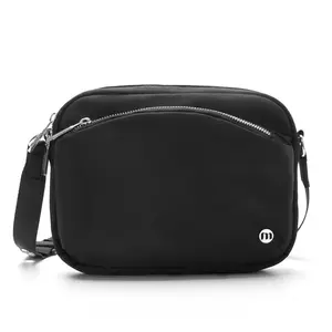 Small travel purse Women Crossbody purse Long Starp Crossbody Bag for Women- Shoulder Bag With Waterproof Nylon Handbag Multiple Pockets and Adjustable Strap 1.5L