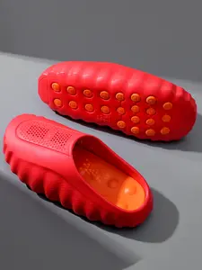 Men's Sport Massage Slide Sandals, Acupressure Foot Relief, Non-Slip Eva Sole, Breathable Mesh, Waterproof, Ideal for Daily Use