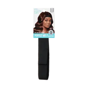 KISS Colors & Care Perfect Melt Elastic Band - Black, 1 1/8"