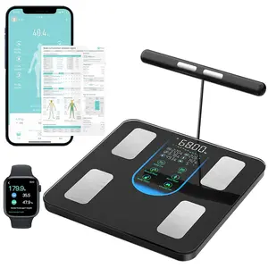 KVKID Smart Scale for Body Weight, Smart Scale with BMI, Muscle Mass, 28 Metrics Full Body Composition Analyzer, 8-Electrode Digital Bathroom Scale, Bluetooth Sync, Highly Accurate Weighing Machine