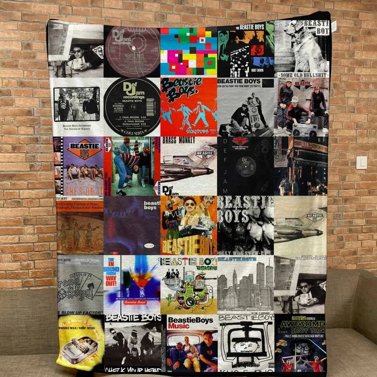 Beastie Boys Sherpa Blanket – Hip-Hop & Punk Fusion Warmth Wrapped in Iconic Album Art