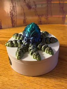 Toby The Octopus, 3D Printed, Flexi