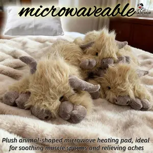 Weighted Plush Toy, Highland Cow Plush Toy, Best Gift for Grandchildren, Soft and Cuddly, Perfect for Kids and Toddlers, Soft Stuffed Animal, Stuffed Animal Realistic