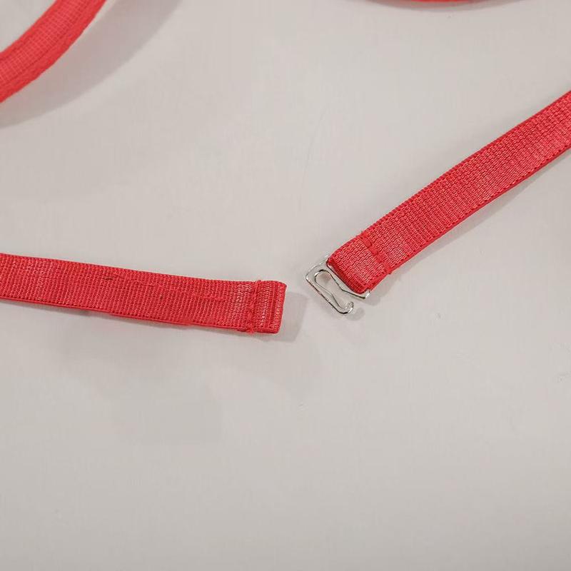 New Sexy Underwire Lingerie Set: Bikini with Bow Details and Cut-out Design