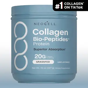 NeoCell 20oz Grass Fed Collagen Peptides Powder 18 Essential Amino Acids Supplement
