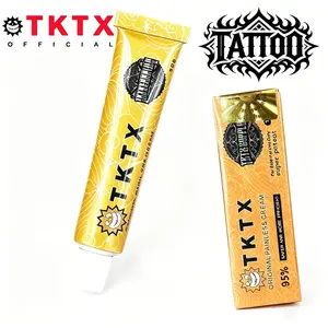TKTX 95% Gold Tattoo  Numbing Cream - 10g Deep Numbing Agent-Long-Lasting Relief for Tattoo Sessions-Laser Removal -Personal Care Tattoo numbing Cream
