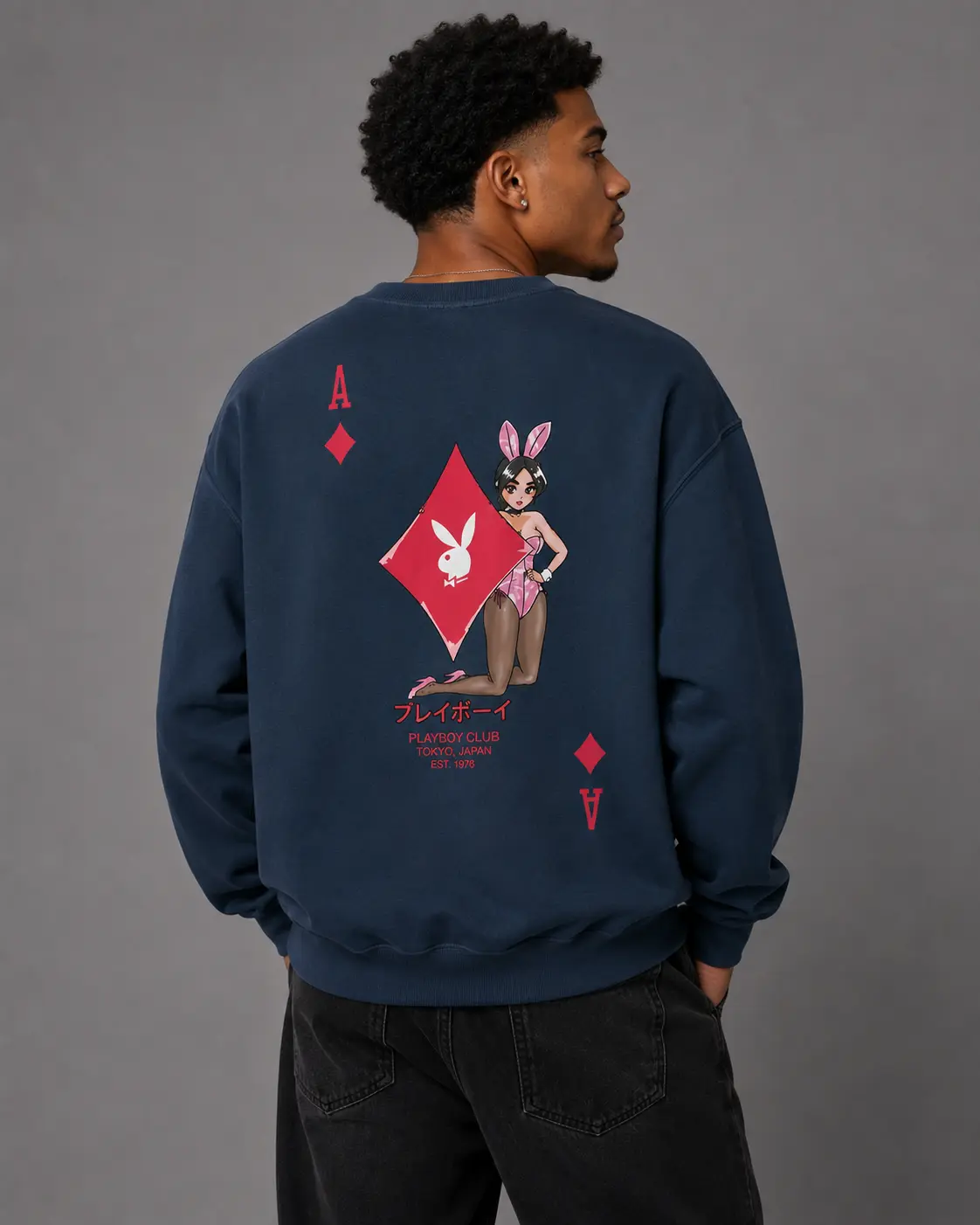 Playboy Ace of Diamonds Crewneck